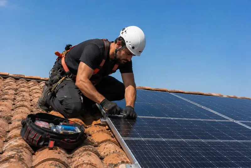 Maintenance et monitoring de panneaux solaires à Plobsheim